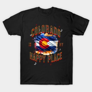 Colorado is my happy place T-Shirt